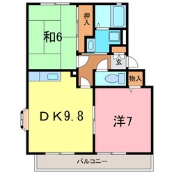 サンビレッジ上郷Ｃ棟の物件間取画像